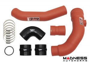 Ford Super Duty Performance Intercooler Piping - Wrinkle Red - 6.7L V8 - SES by Injen - Full Kit